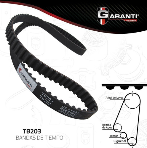 Banda Tiempo Para Chevrolet Chevy Pop 1994 - 2002 (garanti)