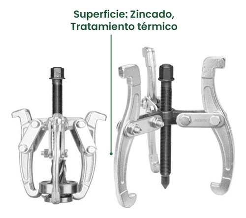 Extractor De Rodamiento 6 Pulgadas 3 Patas Jadever