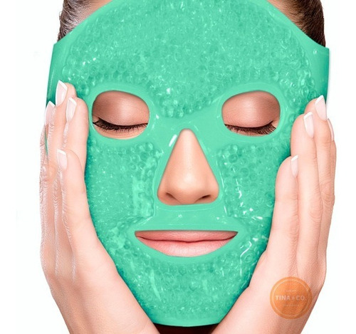 Imagen 1 de 3 de Mascara Facial Gel Frio Antifaz