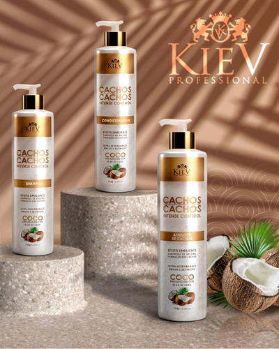 Kit Cachos Kit Shampoo + Condicionador + Ativador De Cachos