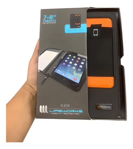 Funda Para Tablets De 7-8  Con Bolsillo Para Smartphone