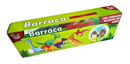 Toca Barraca Infantil Dino com 50 Bolinhas Pop Up - Fabricando Ideias