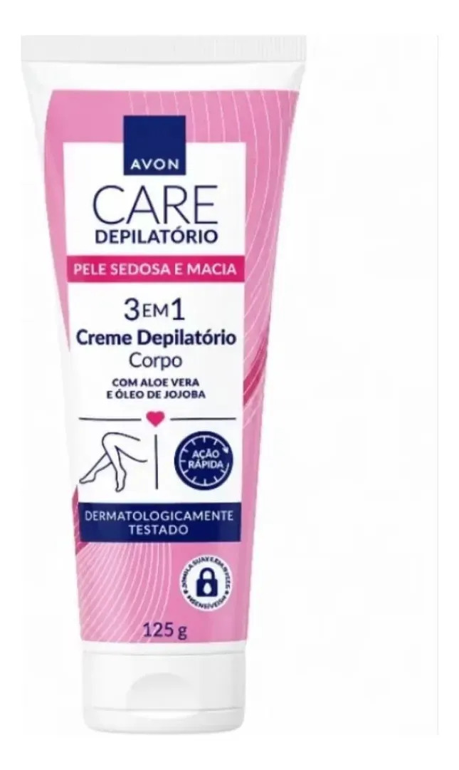 Creme Depilatório Corporal 3 em 1 Avon Care 125g