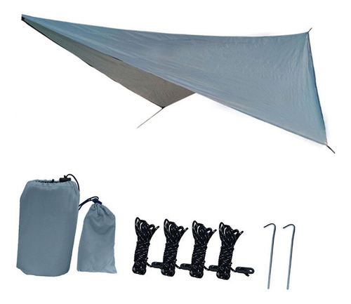 Lona Para Acampar, Toldo Para Tienda De Campaña, Toldo Gris