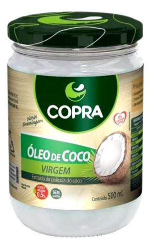 Oleo De Coco Virgem Copra 500ml