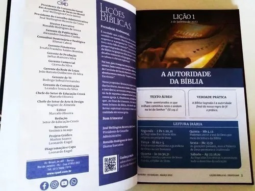 Imagem 2 de 4 de Revista Lições Bíblicas Adulto Professor - Escola Dominical