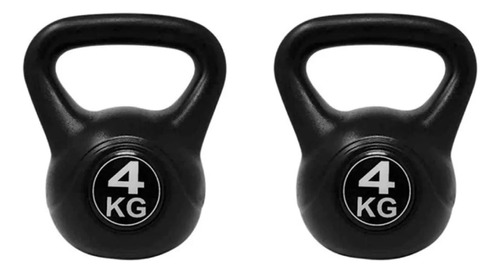 Set Par De Pesas Rusas Kettlebell 4kg Entrenamiento - Sd