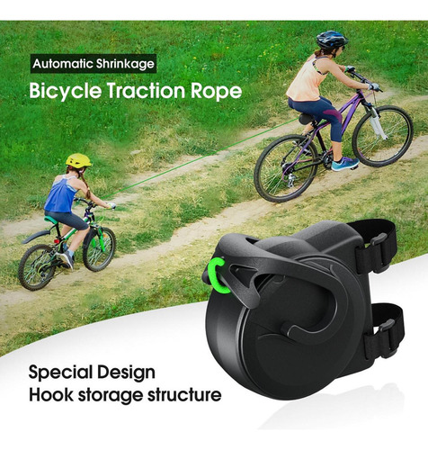 Hwa Cuerda De Remolque Elástica For Bicicleta, Cuerda De