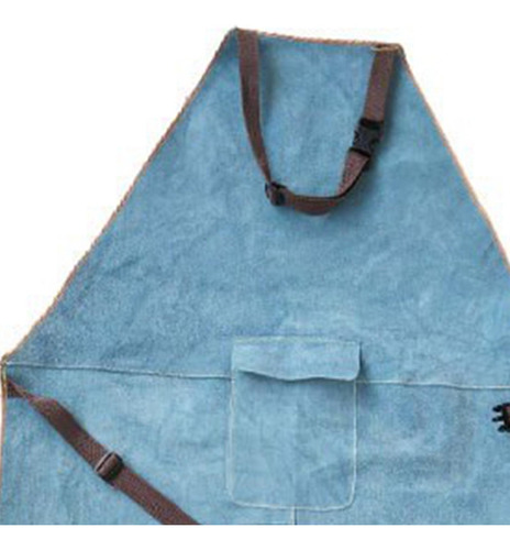 Delantal De Soldadura, Ropa De Abrigo De 60cmx90cm Azul
