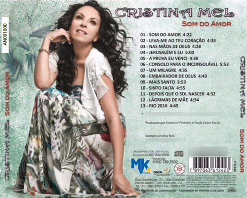 Cd Cristina Mel - Som Do Amor