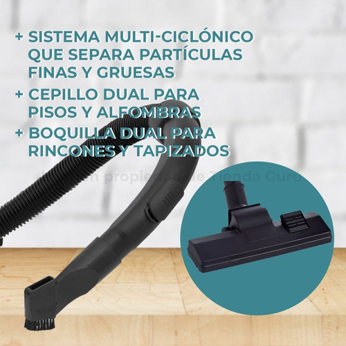 Imagen 3 de 7 de Aspiradora Liliana 2000w Multiciclonica Filtro 2.5l La120