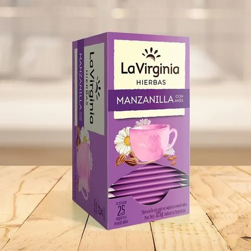 Té De Manzanilla Con Anis La Virginia 25 Saquitos