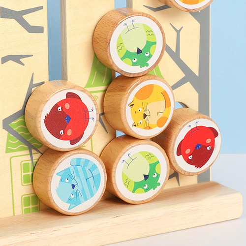Wood Slide Puzzle Brain Teasers Juguetes Educativos Para