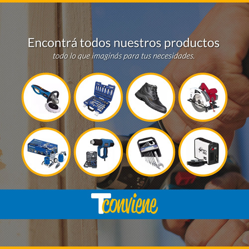 Imagen 7 de 7 de Pulidora 1400w Foreman 2 Años Gtia Tconviene!