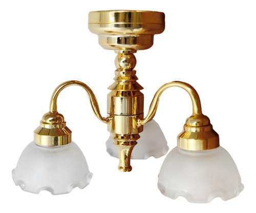 Lámpara Colgante Modelo Casa De Muñecas Luz De Techo Led