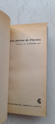 Los Poetas De Florida De Guillermo Ara Ceal Tapadura Usado