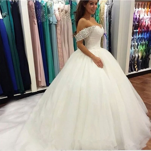 Vestido De Noiva Princesa Luxo 