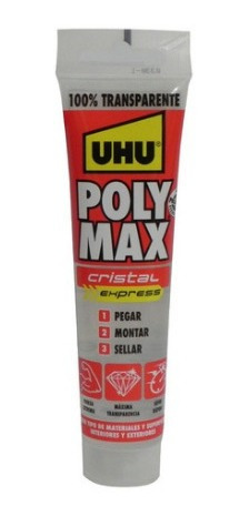 Uhu Polymax Cristal Express Adhesivo Transparente X 115 Grs