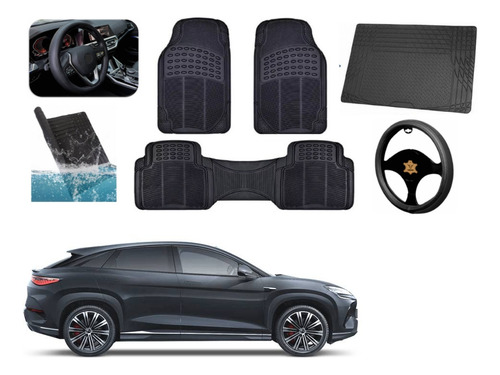 Tapetes Rb + Cajuela + Volante Byd Sealion 2025 A 2028 Negro