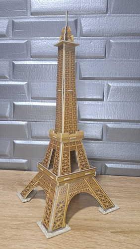 Figura Torre Eiffel Original Puzzle Paris 33x13cm Colección