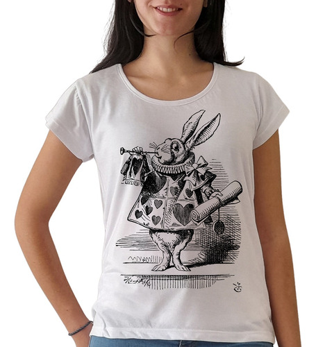 Remera Alicia En Pais De Las Maravillas 6 Mujer Purple Chick