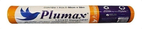 Lençol Hospitalar Maca Picotado Plumax 50cm X 50m 6 Rolos