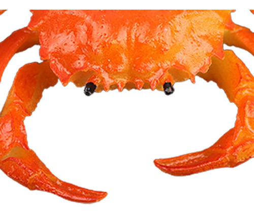 Sea Creatures Toys Party Favors Cangrejo Estatuilla Naranja
