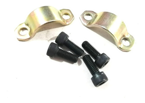 2 Abrazaderas + Tornillos Cruceta De Ford F350 1999 A 2003