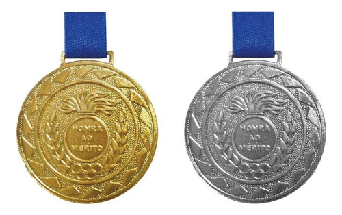 Kit C/110 Medalhas De Ouro + 15 Medalhas De Prata M36crespar