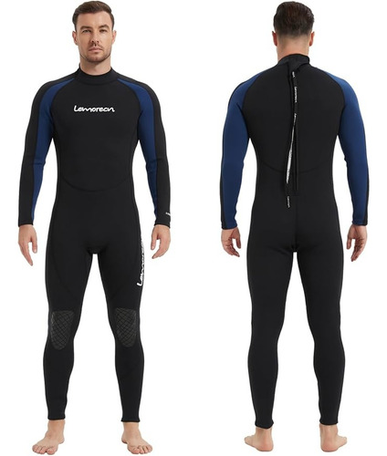 Traje De Neopreno Para Hombre Negro/azul Xl 2 Mm