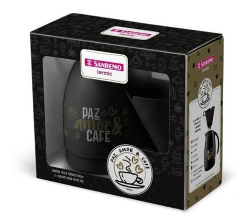 Garrafa Térmica/bule 700ml Suporte E Filtro Café Sanremo Cor