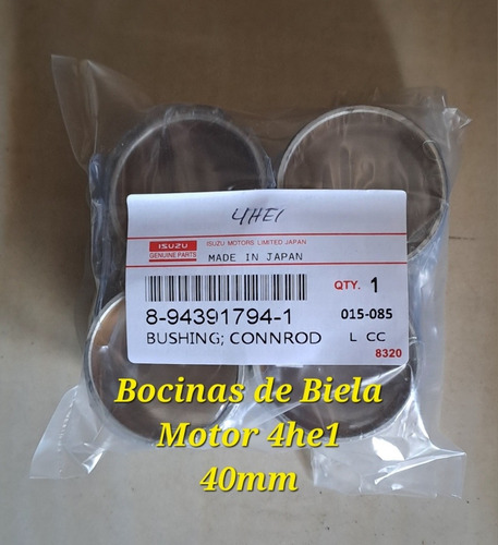 Bocina De Biela Motor Isuzu 4he1 . 40mm. Originales..