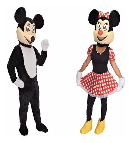 Fantasia Mickey E Minnie,animação,mascote,personagem,casal