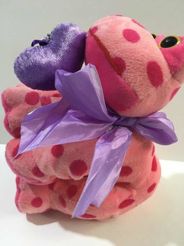 Peluche Sapo Rosado De 17cm Cja(61)