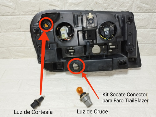 Kit Socate Conector Para Faro Trailblazer Cada Uno 