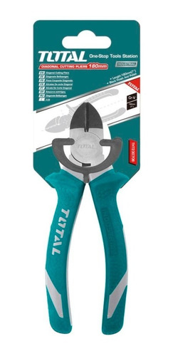 Imagen 3 de 10 de Pinza Alicate Total 180mm 7'' Industrial Tht230706s