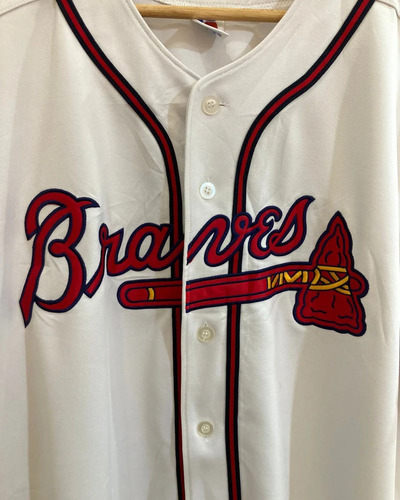 Camisa Russell Mlb Atlanta Braves Bordado Beisbol Importado 