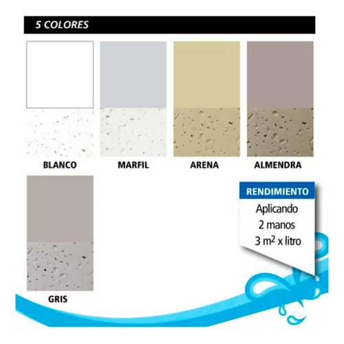 Pintura Impermeable Pisos Atérmicos-piscinas 5lts Almendra
