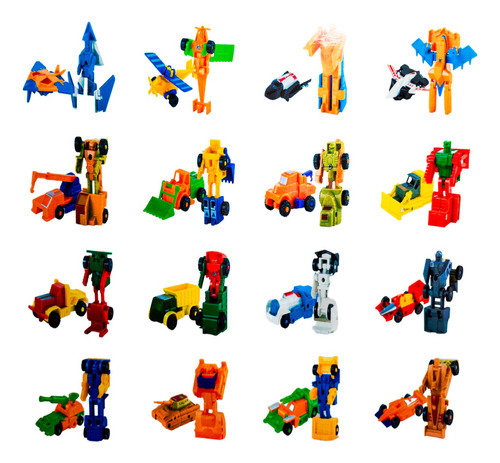 Muñeco Auto Transformers Juguete Souvenir Piñata Regalo X 32