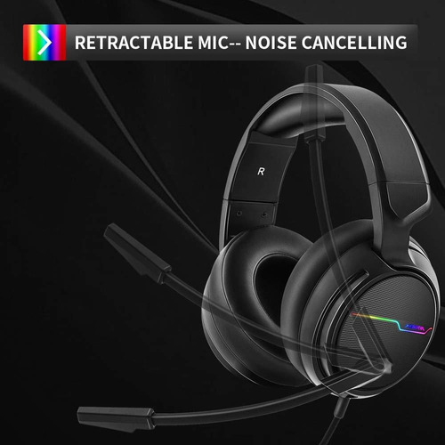 Jeecoo Xiberia Usb Pro Gaming Headset Para Pc- Auriculares C