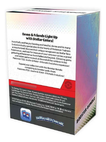 Pokemon Tcg Booster Bundle Prismatic Evolution
