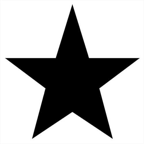 Adesivo De Parede 75x75cm - Estrela Cinco Pontas Star Outros