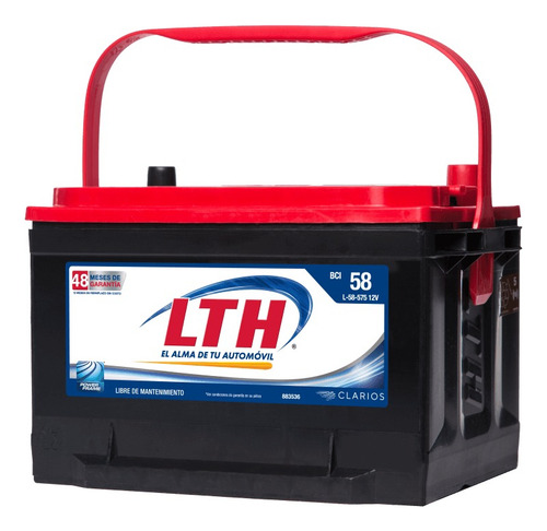 Acumulador Lth Para Auto Modelo L-58-575. Entrega Cdmx.