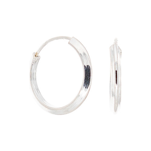 Argolla Triangular Aros Plata 925 Mujer