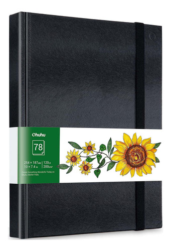 Arte De Capa Dura Do Caderno Ohuhu Marker Sketchbook Pads