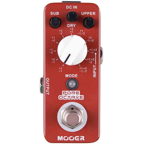 Mooer Pure Octave Pedal Octavador Para Guitarra