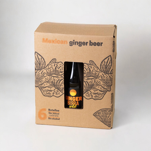Ginger Birra Wild| 6 Pack Con Jengibre Sin Alcohol