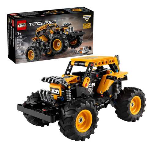 Kit de construcción Lego Technic Monster Jam DIGatron Retroceso 42199