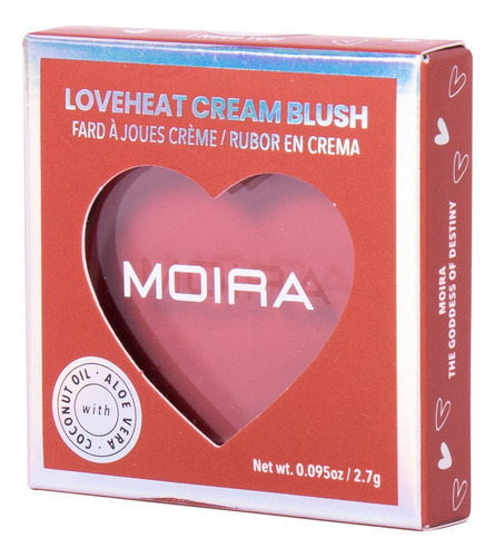 Rubor Moira Cosmetics En Crema