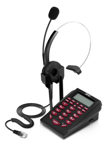 Teléfono Con Cable Agptek Auricular Teclado Para Oficina